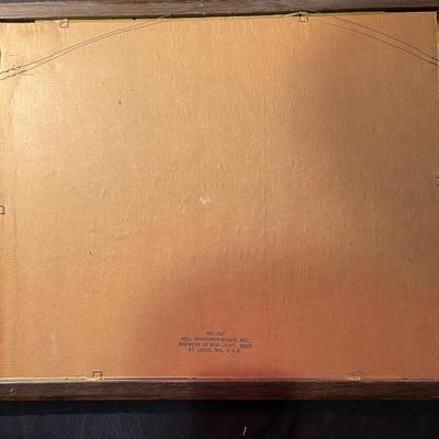 Antique Budlight mirror/ picture
