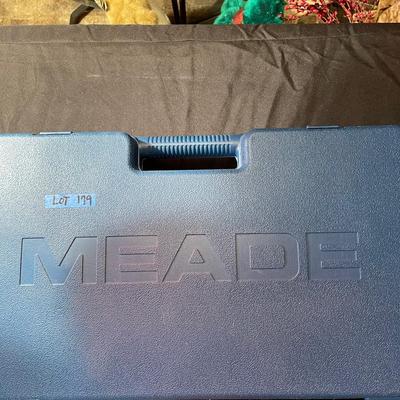 Meade 900x Microscope and 40mm Altazimuth retracting telescope.