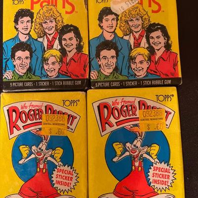 21 Jumpstreet cards, (2) growing pains, (2) Roger Rabbit.