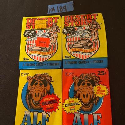 (2) Desert Storm, (2) Alf