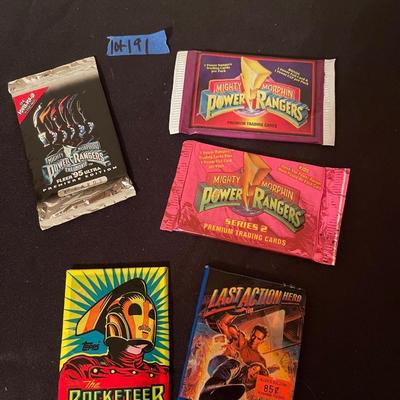 (3) Power Rangers, (1) The Rocketeer, (1) Last Action Hero.