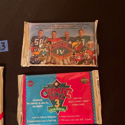 (5) Looney Tunes Comic Ball Cards, (1) Tiny Toon Adventures