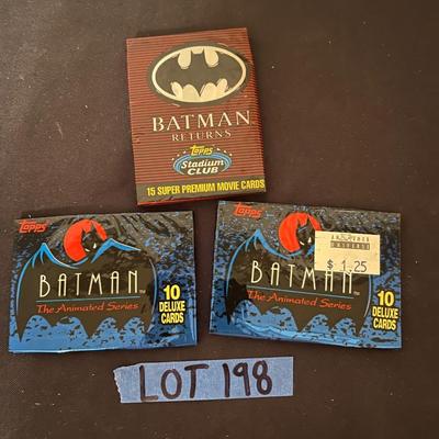 (3) Vintage Batman Cards.
