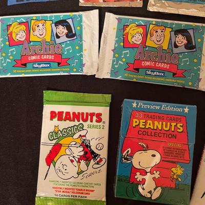 (3) Flintstones, (3) Archie, (3) Peanuts