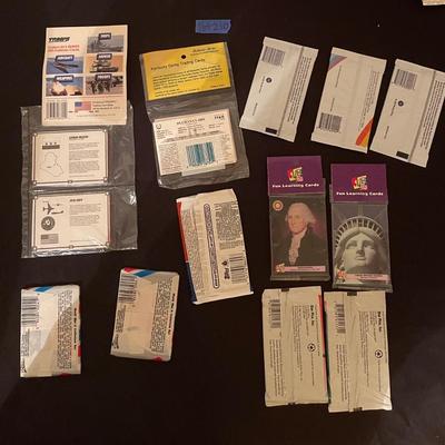 Desert Storm series 1 Troops, (2) 50Th Anniversary WW2, (10 Topps American Heritage, Kentucky Derby, (2) Club Pro set learning cards, (2)...