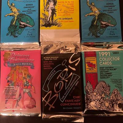(3) Portfolio92, (3) Rayetta 2, Princess Gwenevere & the jewel riders, (1) Borris the fantasy continues, (1) 1991 fantasy collectors...