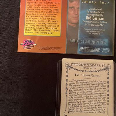Elvis Early, Authentic Bob Cochran signature, 1992 Authentic Steve Hall signature, The Prince George