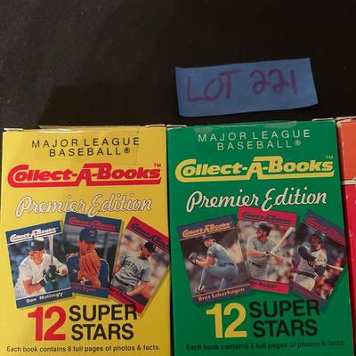(2) Collect-A-Books premier edtion, Fleer baseball Award Winnners.
