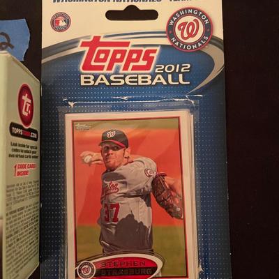 2009 Topps baseball series 2, Topps 2012 baseball.