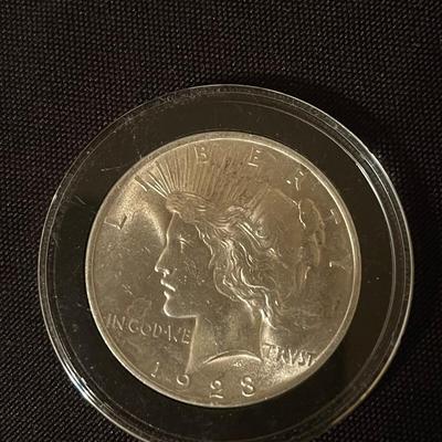 1923 Peace Silver Dollar, 1924 Peace Silver Dollar