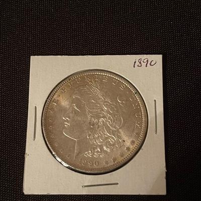 1890 Morgan Silver Dollar