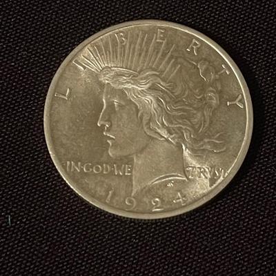 1924 Peace Silver  Dollar