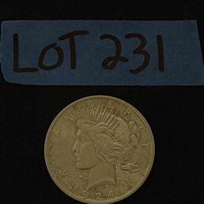 1924 Peace Silver  Dollar