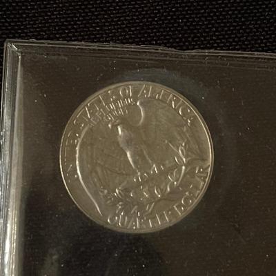 1964-D, 1932, 1958-D, 1956 Quarters.