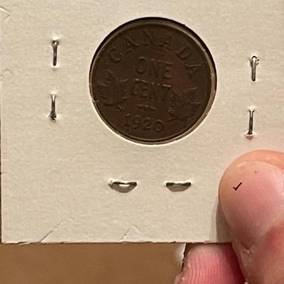 Lot of (9) Canadian coins