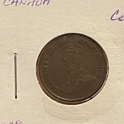 Lot of (9) Canadian coins