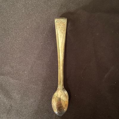 Lot of (3) Sterling Silver Antique Utensils, (1) Set of tongs