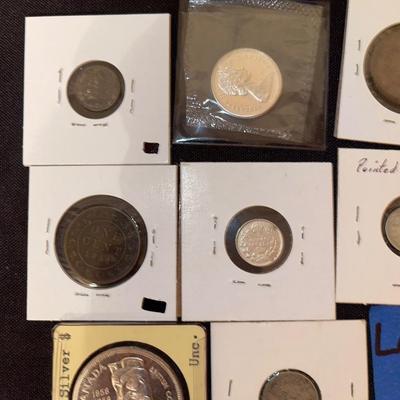 Lot of (8) Canadian coins