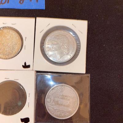Lot of (6) France coins