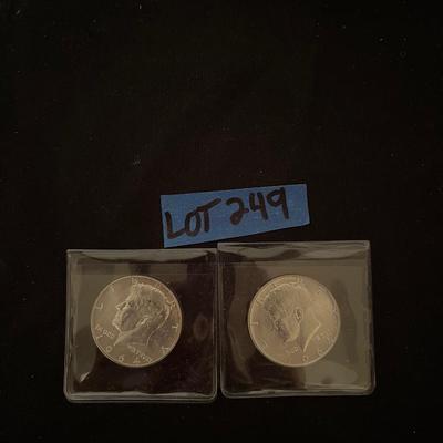 (2) 1964 Kennedy Half Dollars