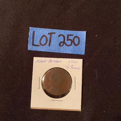 Great Britain 1700 1/2 penny.