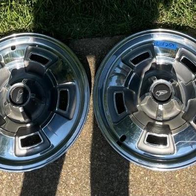 Lot of (4) 1967 plymouth fury 14' wheel rims