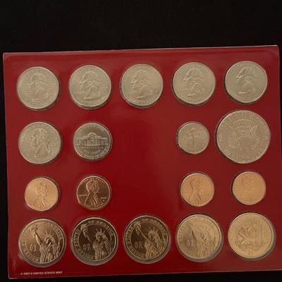 2007 & 2009 D and P uncirculated us mint coin set