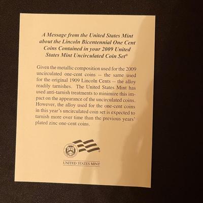 2007 & 2009 D and P uncirculated us mint coin set