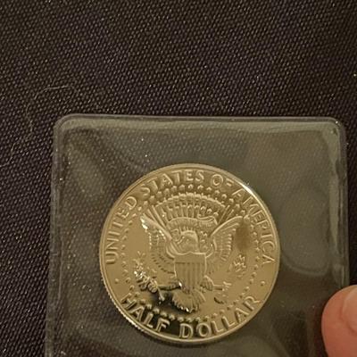 1776-1976 Silver Kennedy Bicentennial Half Dollar, 2001-S, 2002-S, 2004-S, 2005-S, 2006-S Kennedy silver half dollar.