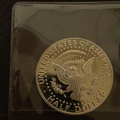 1776-1976 Silver Kennedy Bicentennial Half Dollar, 2001-S, 2002-S, 2004-S, 2005-S, 2006-S Kennedy silver half dollar.