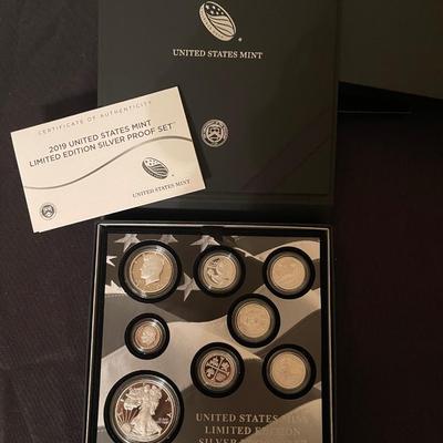 2019 U.S Mint limited edition silver proof set