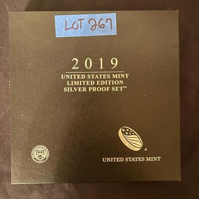 2019 U.S Mint limited edition silver proof set