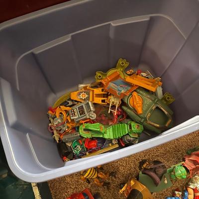 Huge lot of misc. Heman action figures,  buildings, mini comics, accessories, and much more!