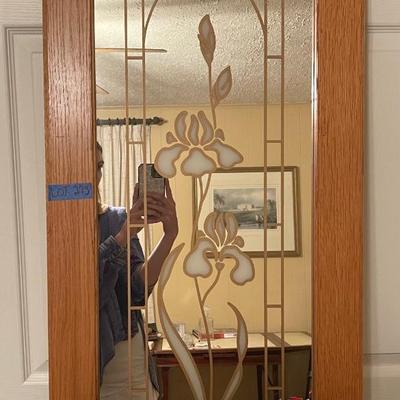 "The Glenlivet 12 year old single malt scotch whiskey mirror (46"T x 19" W)
