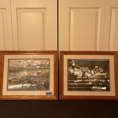 Pair of eye catching boat pictures with flashy details