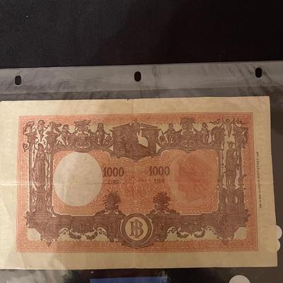 1943 Italy 1,000 Lire