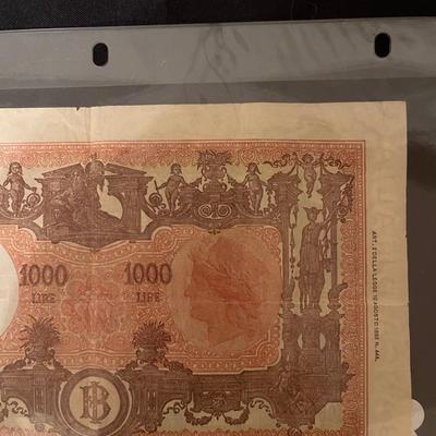 1943 Italy 1,000 Lire