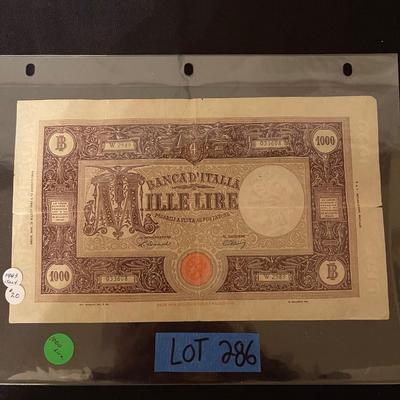 1943 Italy 1,000 Lire