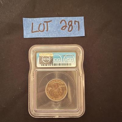 2015- P Homestead die chips quarter ICG Cert. MS-65