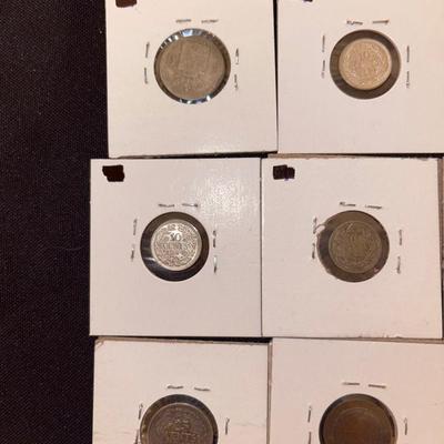 (9) Netherlands Antique coins