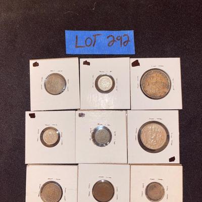 (9) Netherlands Antique coins