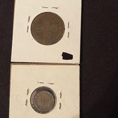 (5) Coins from Netherlands and (1) Spanish Netherlands