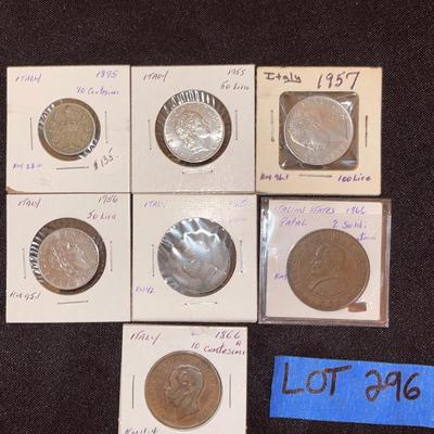 (7) Vintage coins from Italty