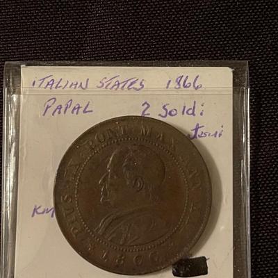 (7) Vintage coins from Italty