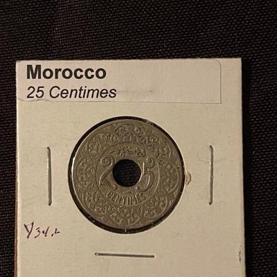 Lot of (7) vintage Morocco coins
