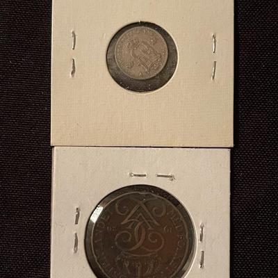 (11) Vintage Sweden coins