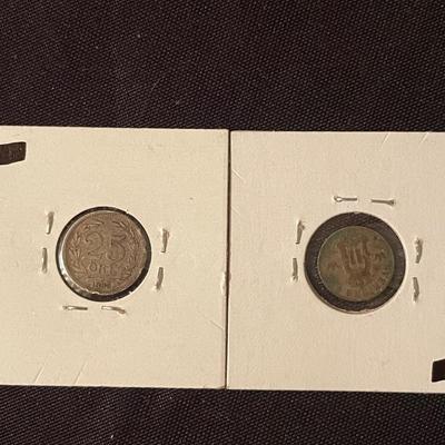 (11) Vintage Sweden coins