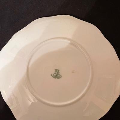 1850 E B Foley Bone China made in England, "Glencarry Tinstle"  Plate hand painted