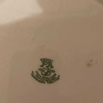 1850 E B Foley Bone China made in England, "Glencarry Tinstle"  Plate hand painted