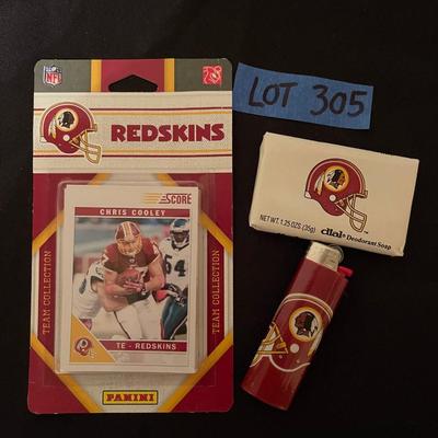 (3) Vintage Redskins memorabilia